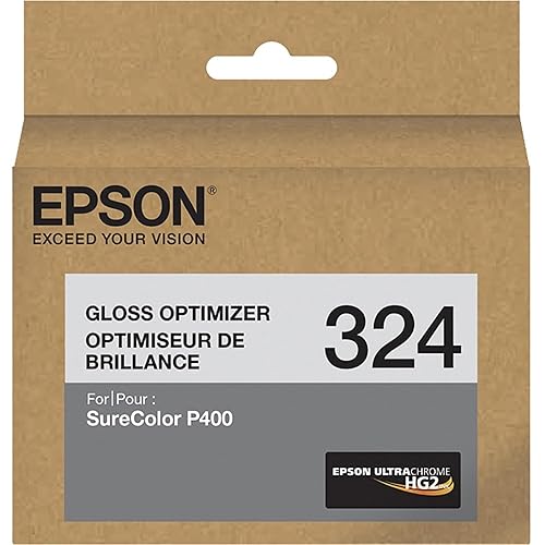 Epson T324020 324, Gloss Optimizer Ink Cartridges, Pack