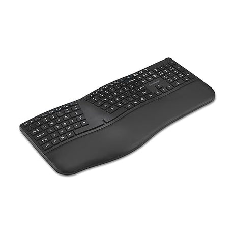 Kensington Pro Fit Ergo KB680 EQ Wireless Keyboard, Bluetooth & 2.4GHz Connection, Rechargeable, Ergonomic Design, Split-Keyboard (K72485NA)