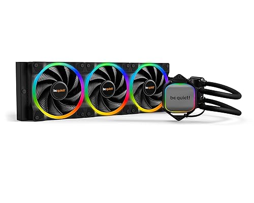 be quiet! Pure Loop 2 FX 360mm CPU Liquid Cooler for Intel Core i3 / i5 / i7/ i9 or AMD Ryzen 3/5 / 7/9 | ARGB LED Illumination | 3X Light Wings PWM High Speed Fan | BW015 AIO Fan