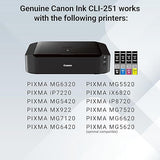 Canon CLI-251 BK/CMY 4 PK Value Pack Ink for Canon Inkjet Printers Canon CLI-251 4 Pack