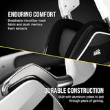 Corsair Gaming Void RGB Elite Wireless Premium Gaming Headset with 7.1 Surround Sound, White