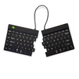 R-Go Split Keyboard, Bluetooth 5.0, with Anti-RSI Software, Ergonomic Split Button Panel Design, QWERTY US Layout, Black