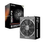 EVGA Supernova 1200 P3, 80 Plus Platinum 1200W, Fully Modular, Eco Mode with FDB Fan, Includes Free Power On Self Tester, Compact 180mm Size, Power Supply 220-P3-1200-X1