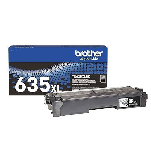 Brother Genuine TN635XLBK High Yield Black Toner Cartridge, 1 Pack