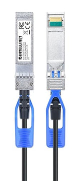 Intellinet 25G SFP28 Passive DAC Twinax Cable - 3 ft., Low-Latency, Energy-Efficient, MSA-Compliant for Maximum Compatibility, Direct Attach Copper, AWG 30-509251 3 ft SFP28 25G