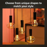 Philips Hue Lightguide TR125 Triangle Smart LED Bulb – Handblown Glass - Color Changing Light - Works with Amazon Alexa, Apple HomeKit and Google Assistant - Bluetooth and Hue Bridge Compatible