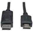 Tripp Lite DisplayPort to HDMI Cable Adapter, DP to HDMI (M/M), 1080p, 25 ft. (P582-025) 25 ft. DisplayPort Adapter