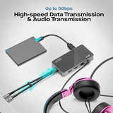 Mobile Pixels 9 in 1 Docking Station, Multifunctional Adapter with Dual USB 3.0 to 8K 4K HDMI,PD,Data, Audio, RJ45 Ports for Laptop, Mobile Phone, Tablets