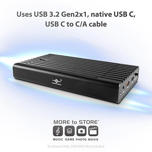 NexStar SX, Dual Bay M.2 NVMe to USB 3.2 Gen2x1, Enclosure w/Clone Function (NST-242C3)