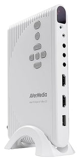 AVerMedia AVerTV Hybrid TVBox 13, HD Video On Your Monitor or TV, Muitiple Input/Output, TV Tuner, Video Hub, Remote Control (A200P)