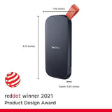 SanDisk 2TB Portable SSD - Up to 800MB/s, USB-C, USB 3.2 Gen 2, Updated Firmware - External Solid State Drive - SDSSDE30-2T00-G26 New Generation 2TB Black