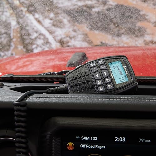 Cobra 75 All Road Wireless CB Radio with BlueParrott B250-XTS Noise Cancelling Bluetooth Headset - Dual-Mode AM/FM, Push to Talk Button Included, Bluetooth Connectivity, Black Cobra 75 All Road CB Radio and BlueParrot B250-XTS