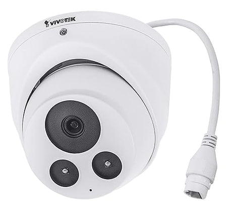 Vivotek IT9380-H 5 Megapixel Network Camera - Turret - 98.43 ft Night Vision - H.265, H.264, MJPEG - 2560 x 1920 - CMOS - Bracket Mount, Junction Box Mount - TAA Compliance