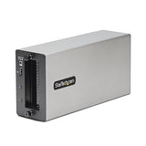 StarTech.com Thunderbolt 3 PCIe Expansion Chassis, External Enclosure W/Dual PCI Express Slots, PCIe Box for Laptops/Desktops/All-in-Ones, 8K/4K Output Via TB3/DP 1.4 (2TBT3-PCIE-ENCLOSURE) Toolless design