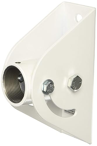 Angled Ceiling Plate - White