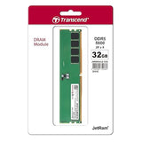 Transcend 32GB DDR5 5600 U-DIMM 2Rx8 1.1V, RAM, Desktop Memory Module - JM5600ALE-32G