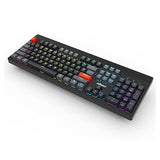 Adesso EasyTouch 1300 Custom Mechanical Keyboard – Wired/Wireless/Bluetooth, RGB, Multi-OS, VIA/QMK Programmable, Hot-Swappable Red Switches, Copilot AI Key, USB-C Rechargeable
