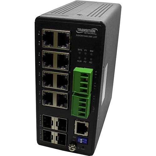 Transition Networks Managed Hardened Gigabit Ethernet Switch