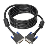 Tripp Lite P560-010-Dli Dvi-I Dual Link Digital Analog Monitor Cable M/M 2560 X 1600, 1080p 10' 10', Black 10 ft.