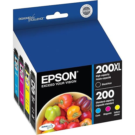 Epson T200XL-BCS DURA Ultra High Capacity Cartridge Ink Black and Colour combo pack Black and Color Combo Pack Ink