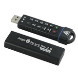 Apricorn Aegis Secure Key 120 GB FIPS 140-2 Level 3 Validated 256-bit Encryption USB 3.0 Flash Drive (ASK3-120GB)