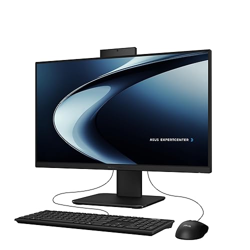 ASUS P440VA All-in-One, 23.8” FHD Anti-Glare Touch Display, 16GB DDR5 RAM, 1TB SSD, Intel® Core™ i5-13420H Processor, Windows 11 Home, Wired Keyboard and Mouse Included, P440VA-DS504T, Black