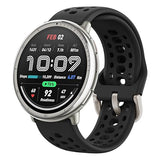 Amazfit Active 2 Smart Watch 44mm, GPS Maps with Direction, Fitness Tracker, 10 Day Battery, Sleep Monitor, 160+ Sport Modes, Water Resistant, for Android & Apple iPhone, Black Silicone