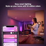 Philips Hue White and Colour Ambiance BR30 LED Smart Bulb, Bluetooth & Zigbee, (Hue Hub Optional), for recessed cans and downlights, voice activated with Alexa, A Certified for Humans Device