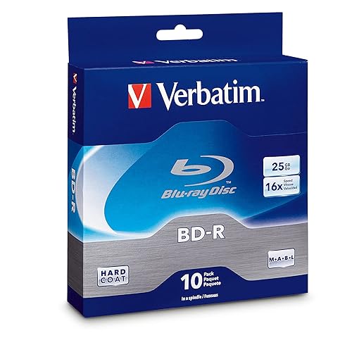 Verbatim BD-R 16x 25 GB/135 Minute Disc 10-Pack Cake Box