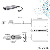 C2G USB-C® 4.0 6-in-1 Mini Docking Station with HDMI®, USB-A, Ethernet, and USB-C® 85W– 8K 60HZ