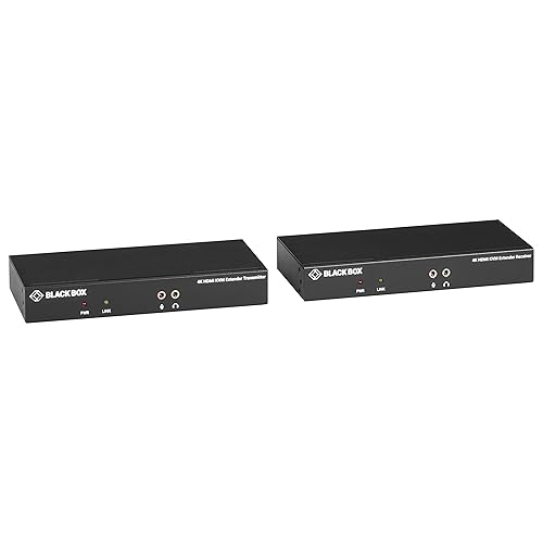 Black Box KVM Extender CATx - 4K SH HDMI USB 2.0 Serial Audio Local Video