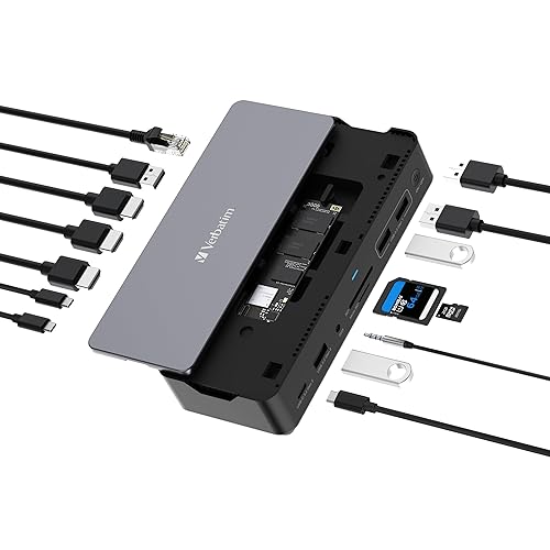 Verbatim USB-C ™Pro Docking Station 15-in-1 - SSD Enclosure 15 in 1 + SSD????