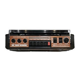 SuperSonic - Retro 4 Band Radio & Cassette Player with Bluetooth, Boomboxes - Wood Grain (SC-3201BT)