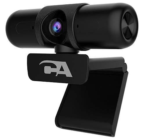 Cyber Acoustics CA Essential Super HD Webcam (WC-3000) USB Webcam, 5MP Super HD Video up to 2592x1944 at 30fps, Autofocus & Light Correction, Dual Omnidirectional Mics