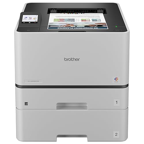 Brother HL-L8430CDWT Business Color Laser Printer with Dual Paper Trays, Low-Cost Printing, and Wireless Networking New HLL8430CDWT With Additonal Paper Tray (Current Model)