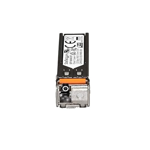 StarTech.com MSA Uncoded SFP Module - 1000BASE-BX - 1 Gigabit Ethernet BiDi Fiber Single Strand SFP Transceiver - LC 10km - MSA Compliant (SFP1000BXDST) 1000Base-BX (Downstream) Single