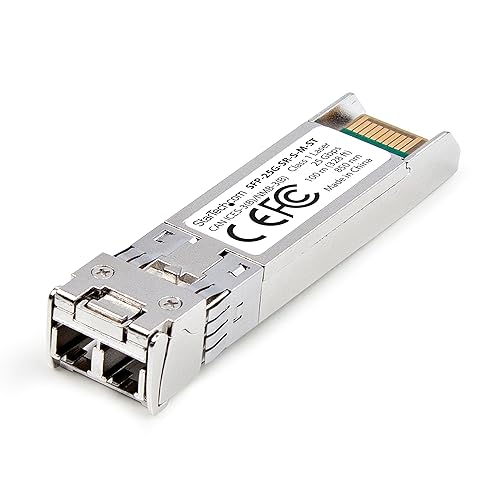 StarTech.com MSA-Compliant SFP-25G-SR-S SFP28 Module, 25Gb Multimode Fiber (MMF), 25GbE 100m (328ft), LC Transceiver