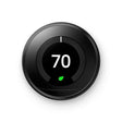 Google Nest Learning Thermostat - Programmable Smart Thermostat for Home - 3rd Generation- Works with Alexa - Black