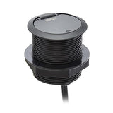 Tripp Lite Safe-IT Desktop Charging & Surge Protection Power Grommet Desk Cord Cable Hole Cover, 1 Outlet + 2 USB-A Ports, 1000 Joules, 10 Foot Cord, 15,000 Insurance (TLP12POAM) 1 Outlet 2 USB