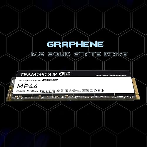 TEAMGROUP MP44 4TB SLC Cache Gen 4x4 M.2 2280 PCIe 4.0 with NVMe Laptop & Desktop & NUC & NAS SSD (R/W Speed up to 7400/6900 MB/s) TM8FPW004T0C101 4TB Agile