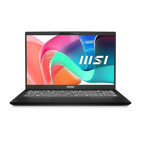 MSI Modern 15H AI C2RMTG-410CA 15.6 FHD Touchscreen Ultra Thin and Light Professional Laptop, Intel® Core™ 9-270H, ARC Graphics, 32GB DDR5 Memory, 1TB NVMe SSD, Windows 11 Home