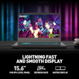 MSI Thin A15 15.6” 144Hz FHD Gaming Laptop: Ryzen 7-7735HS, NVIDIA Geforce RTX 4050, 16GB DDR5, 512GB NVMe SSD, Cooler Boost 5, Win 11: Black B7VE-214US Ryzen 7 RTX 4050 15.6