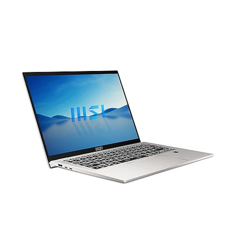MSI Prestige 14 EVO 14” FHD+ Business Laptop: Intel Core i5-13500H, Intel Iris Xe, 32GB DDR5, 1TB NVMe SSD, Type-C, Thunderbolt 4, Win 11 Pro: Urban Silver B13M-635US