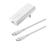 Belkin BoostCharge Pro USB-C GaN Wall Charger 20W PD w/ USB-C to USB-C Cable, USB-C PD for iPhone 15, 15 Plus, 15 Pro, 15 Pro Max, iPad Pro, Galaxy S23, Z Fold, Nintendo Switch, Google Pixel, & More Includes USB-C Cable Charger