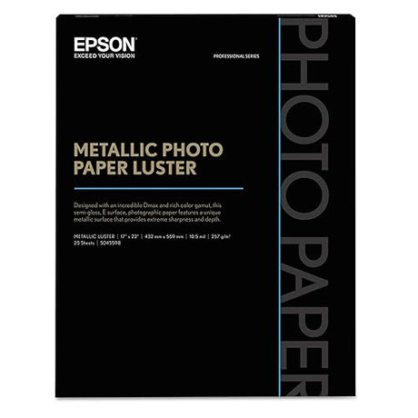 Epson Metallic Gloss Photo Paper 10.5 Mil 17 X 22