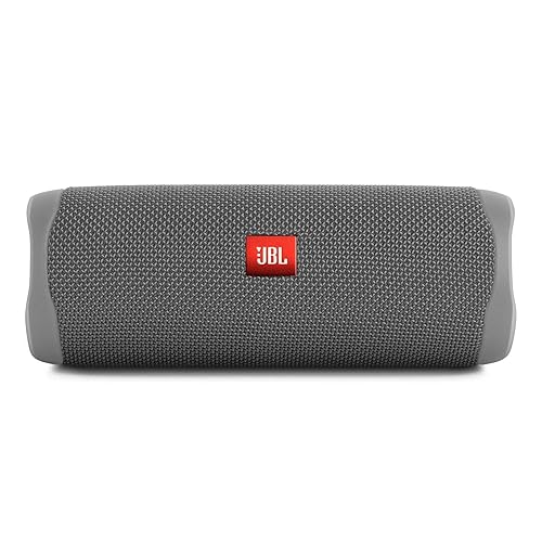 JBL Flip 5 Portable Waterproof Wireless Bluetooth Speaker with up to 12 Hours of Battery Life - Grey Gray Standard