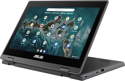 ASUS Chromebook Flip Cr1 Cr1100fka-yz182t-s 11.6 Touchscreen Convertible Chromebook - Hd - 1366 X 768 - Intel Celeron N5100 Quad-core [4 Core] 1.10 Ghz - 8 Gb Total Ram - 32 Gb Flash Memory