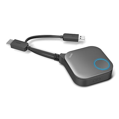 BenQ WDC10 InstaShow Small Medium Size Meeting Room Full HD Wireless Presentation System USB-A, up to 16 Transmitters