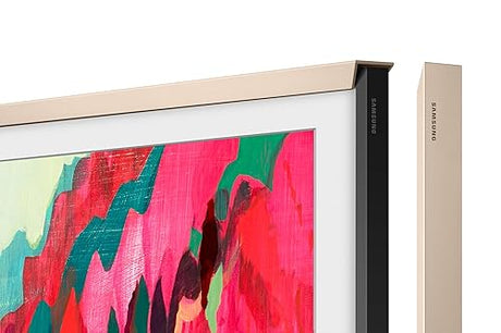 SAMSUNG 65-inch The Frame Customizable Bezel - Sand Gold (VG-SCFF65SGMZA) [Canada Version] (Compatible with All Frame Models 2021 Onwards) 65 Inch Sand Gold Metal