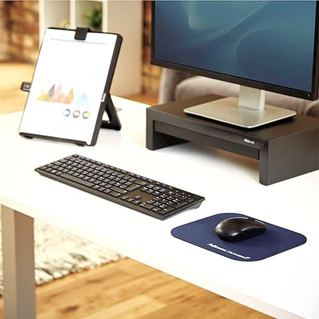 Fellowes Microban Mousepad, Blue 5933801